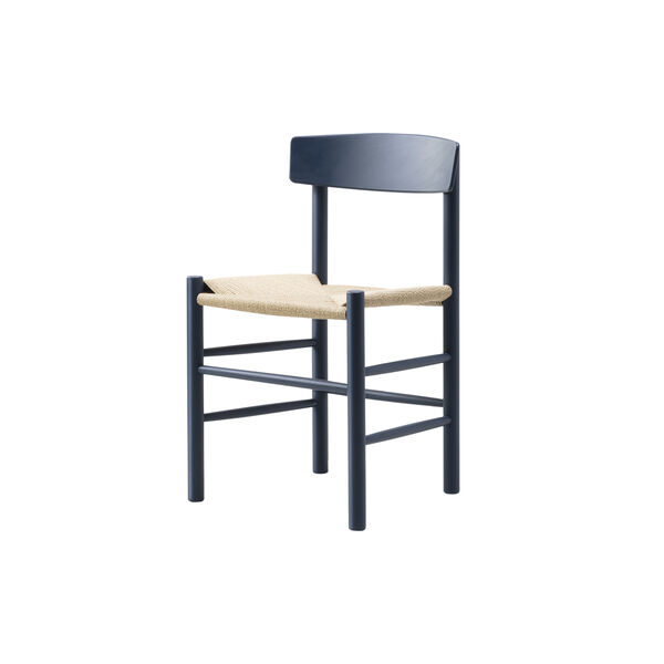 J39 Mogensen Chair, indigo blue/natural, Fredericia Furniture
