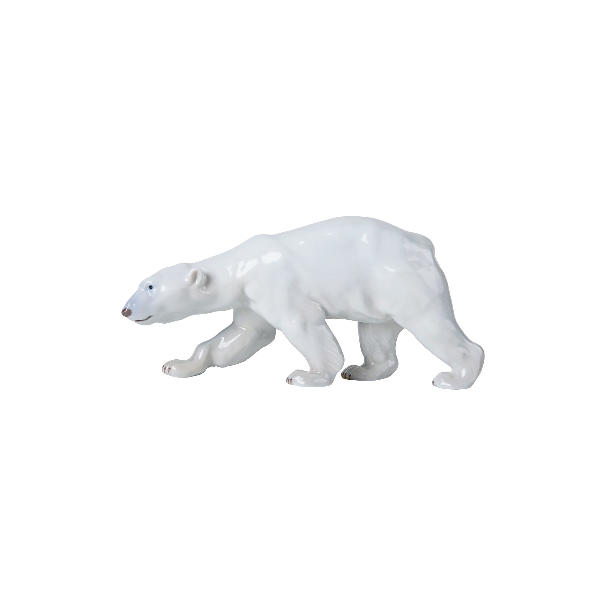 Polar bear walking Niels.Nielsen ３０cm Köp Polar Bear gående | Royal Copenhagen