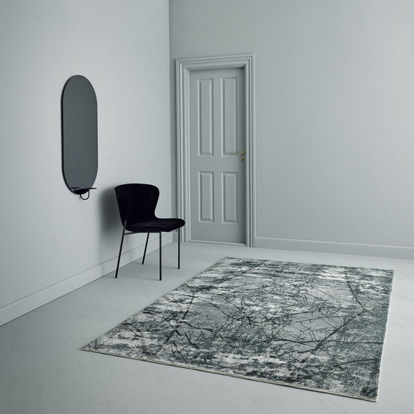 Aimi golvmatta, slate, Linie Design