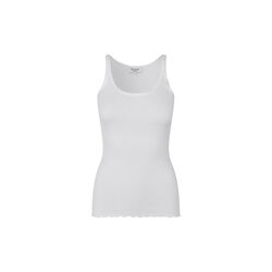 Silk Top w/ Elastic Band, new white, Rosemunde
