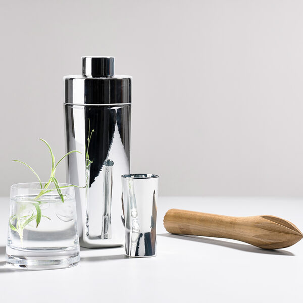 Måttbägare Rocks 2,5/5 cl Polished Steel, Zone Denmark