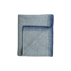 UNA Half Size Throw, blue, R&oslash;ros Tweed