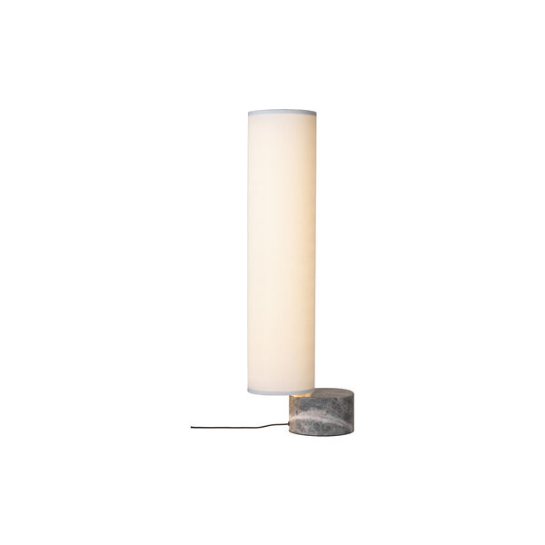 Unbound Floor Lamp, grey marble/white, GUBI