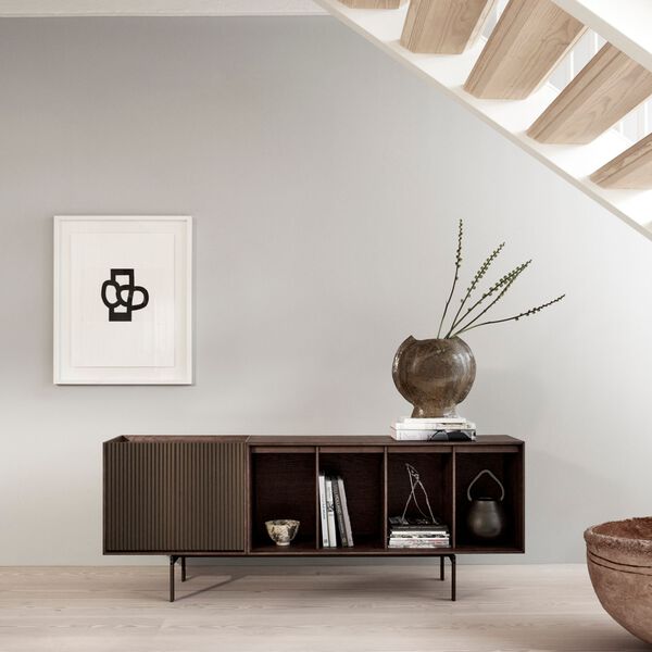 Vipp675 Chimney kabinett, mörk ek, Vipp