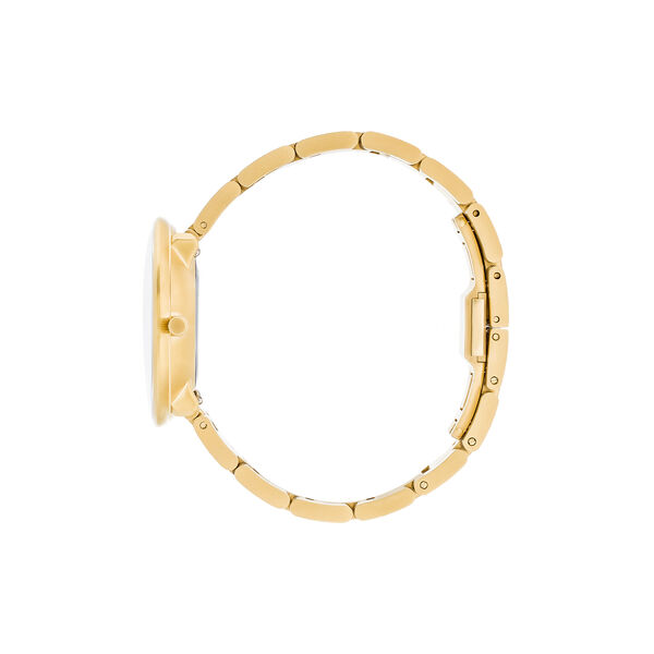 Bankers armbandsur, white/gold/gold, Arne Jacobsen Watches