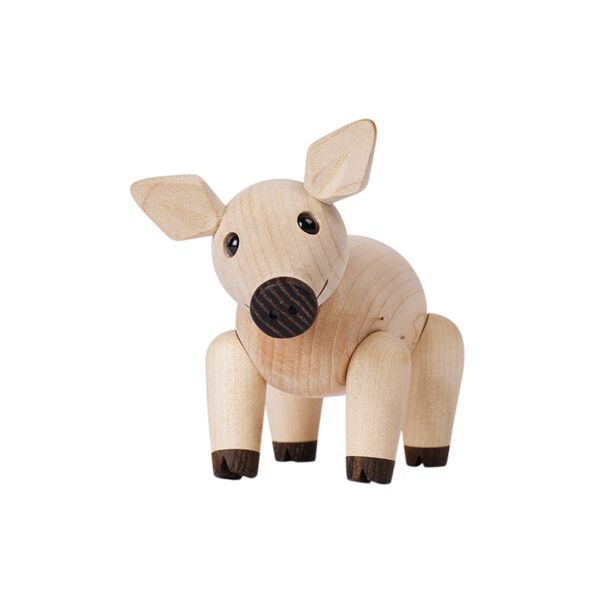 Penny Pig wooden figurine, Spring Copenhagen