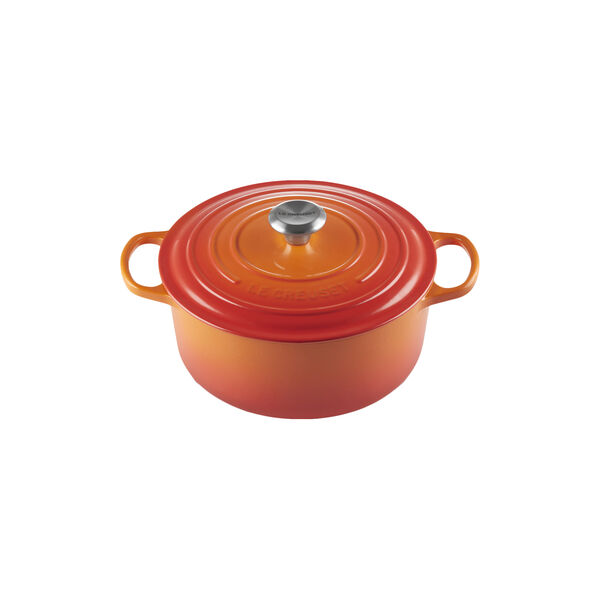 Signature gjutj&auml;rn rund gryta &Oslash; 26 cm, volcanic, Le Creuset