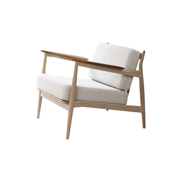 Model 107 loungestol, vit, Magnus Olesen Design