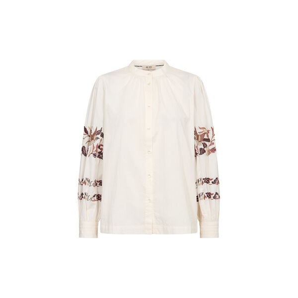 MMNotto Embroid Shirt, ecru, MOS MOSH