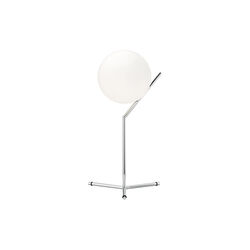 Flos IC T1 h&ouml;g bordslampa, krom, Flos