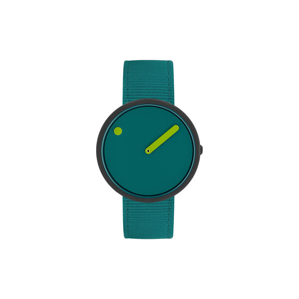 PICTO armbandsur, ocean green/matt black/ocean green, PICTO