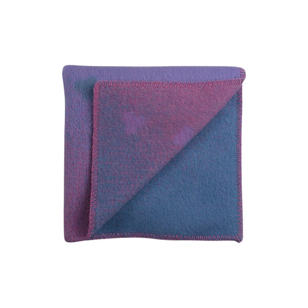 MELVIN Half Size Throw, purple/pink, Røros Tweed