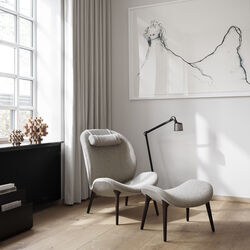 VIPP466 Lodge fåtölj, ljusgrå, Vipp