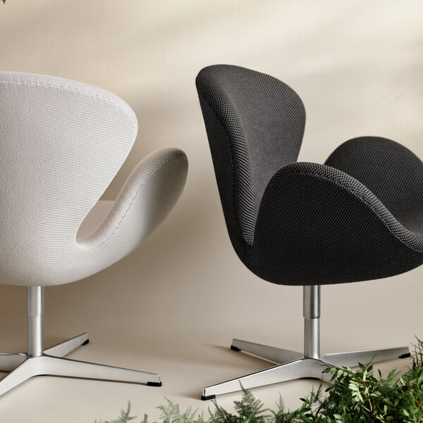 Swan&trade; 3320 Loungestol, grey/beige 0118, Fritz Hansen