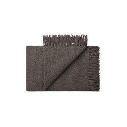 Oxford Throw, 00409 dark grey, Silkeborg Uldspinderi