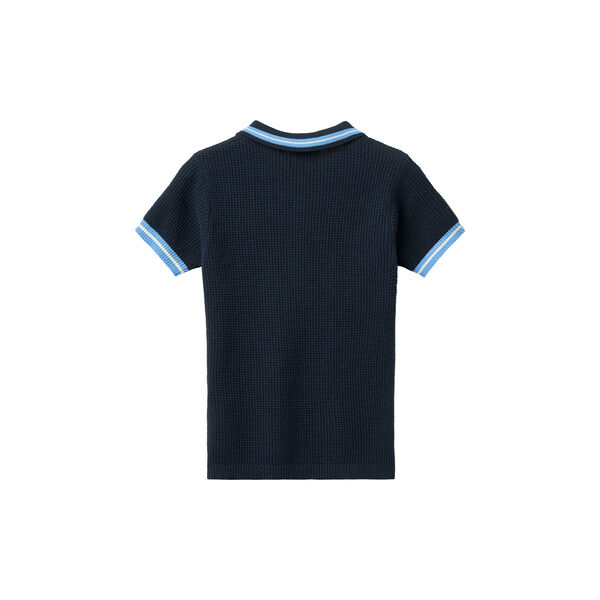 Knitted Pattern Polo, Copenhagen Colors Organics