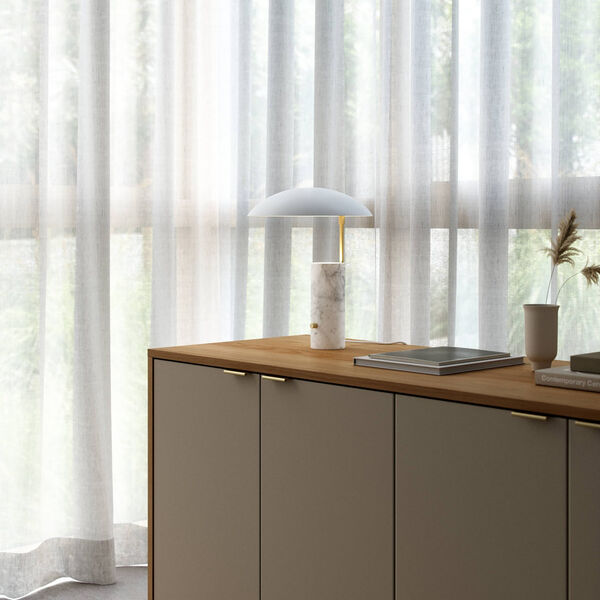 Mademoiselles bordslampa, vit, Design For The People