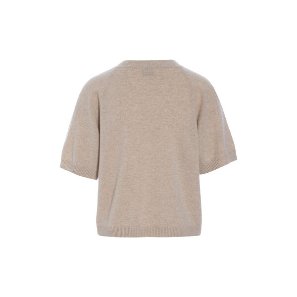 Kumo cashmere kort&auml;rm blus, ivory melange, BITTE KAI RAND