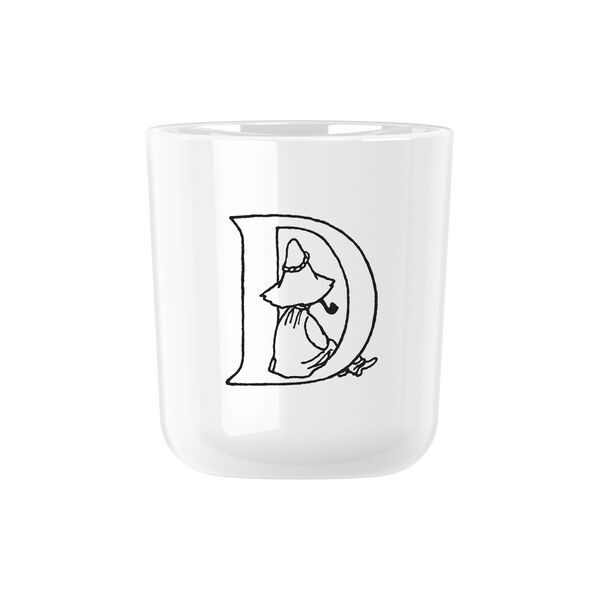 Moomin ABC mugg D, moomin white, RIG-TIG