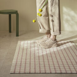 Grid Lime Candycane Doormat, Heymat