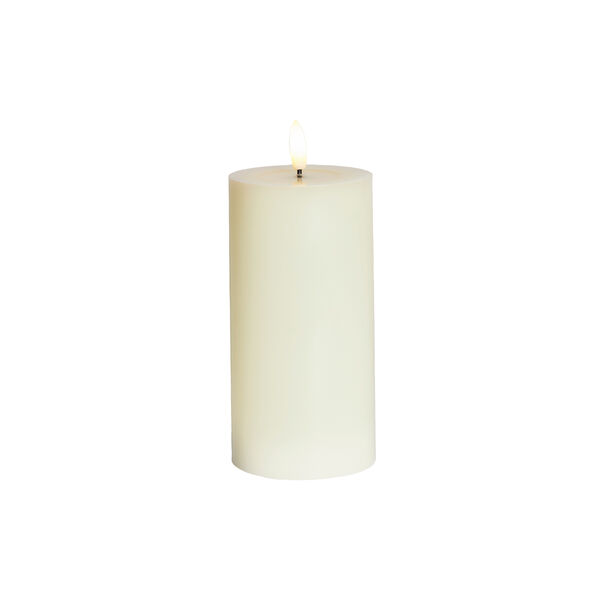 Sille lacquer LED candles 15 cm, ivory, Sirius Home