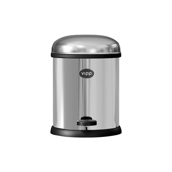 VIPP12 Pedal Bin, stainless steel, Vipp