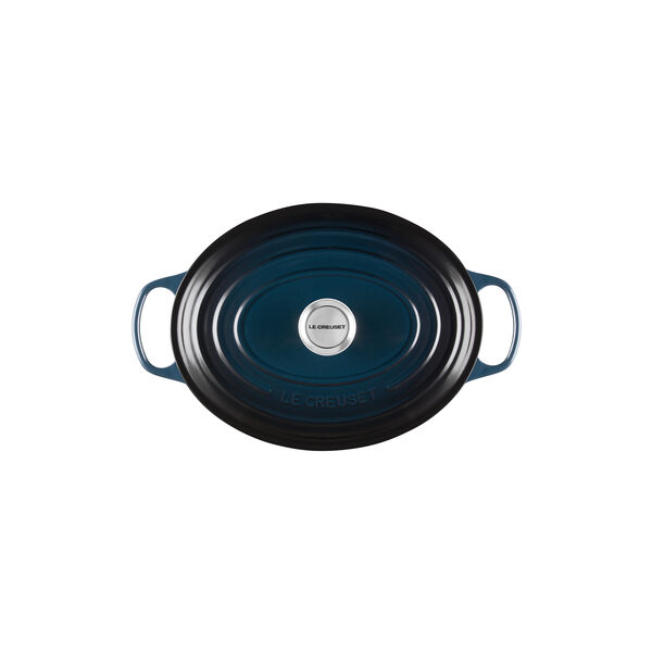 Signature gjutj&auml;rn oval gryta &Oslash; 31 cm, nuit, Le Creuset