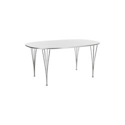 FH B613 Superellipse&trade; Matbord, vit, Fritz Hansen