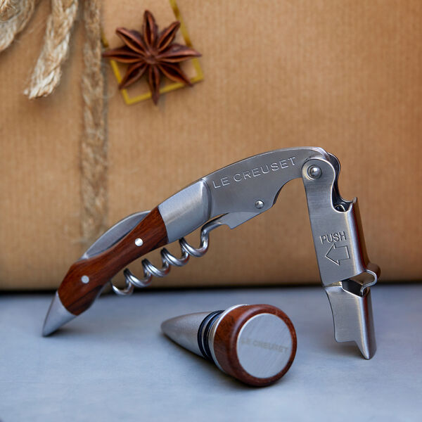 GS-190 gift set with WT-110 and cork, Le Creuset