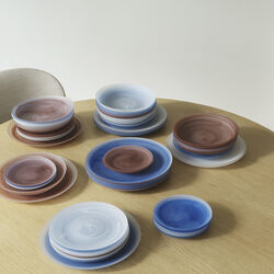 Cosmic Deep Plate Ø 22 cm, blue, Normann Copenhagen