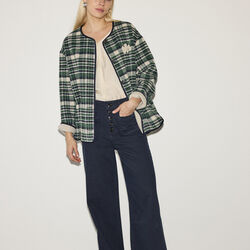 IHJOHANNA Jacket, pineneedle check, ICHI