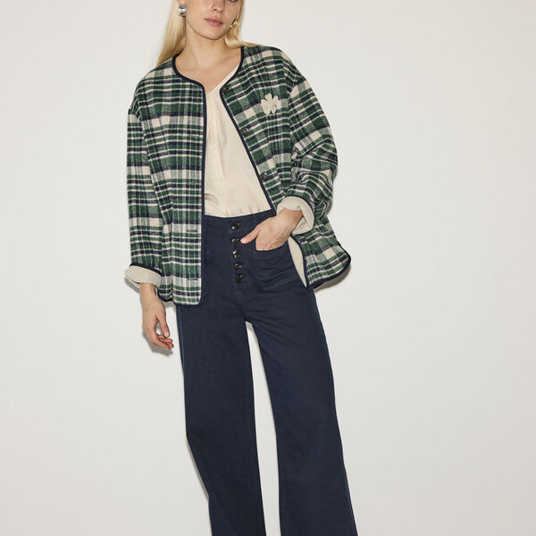 IHJOHANNA Jacket, pineneedle check, ICHI