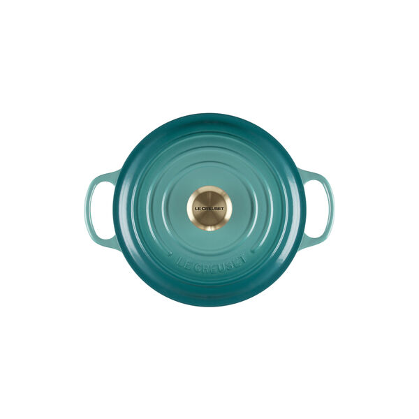 Signature rund gryta &Oslash; 24 cm, bleu riviera, Le Creuset