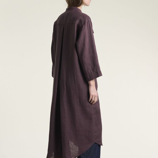 Lazy linen skjortkl&auml;nning, raisin, BITTE KAI RAND