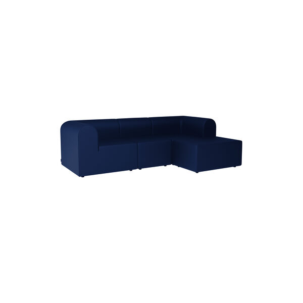 Paradigm 3-sitssoffa med puff, Hallingdal 764, Montana Furniture