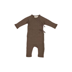 Rula LS Wrap Romper, terre, MarMar Copenhagen