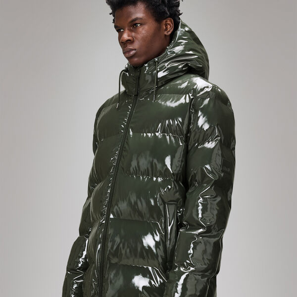 Alta Longer Puffer Jacket, swamp, Rains