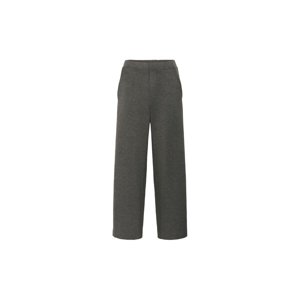 GincetteIW Melange Pants, dark grey melange, InWear