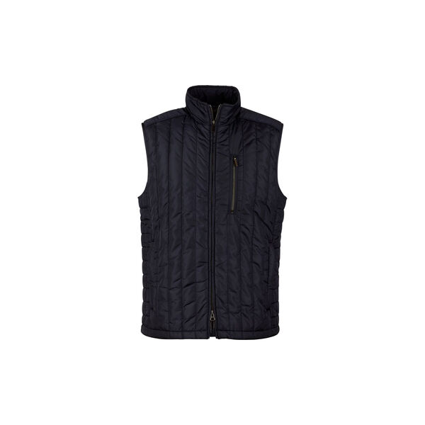 Vest Quilted Zip Nylon, navy, Stenströms