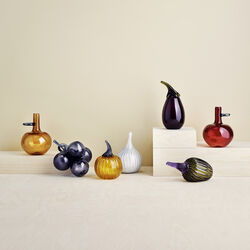 Grape glasfigur, regn, Iittala