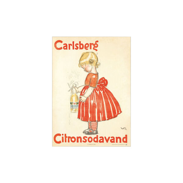 Carlsberg Citronsodavand, Poster & Frame