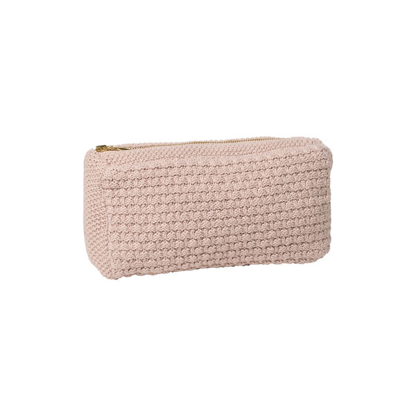 Stickad Clutch Petra, husted violet, By LOHN