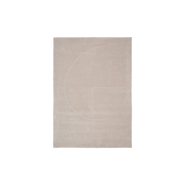 Lineal Poem golvmatta, beige, Linie Design