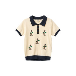 Polo w. Embroidery, Copenhagen Colors Organics