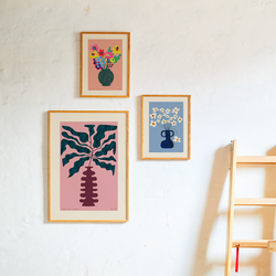 Flower Studies 04 (Stj&auml;rn&ouml;ga) poster, Paper Collective