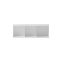 Wood Shelving Unit 3x1 Horizontal with Support, Oliver Furniture