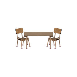 Bord och stolar set till mus, dark powder, Maileg