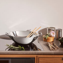 Stainless Steel Wokpanna 5 L, Eva Trio