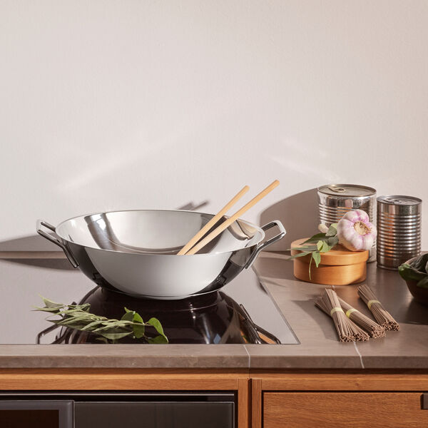 Stainless Steel Wokpanna 5 L, Eva Trio