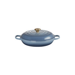 Signature gjutj&auml;rn buff&eacute;tgryta 30 cm, chambray, Le Creuset